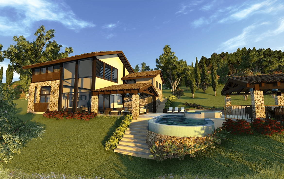 Rancho Santa Fe, project at the mountain ¡With ocean view! in Panama