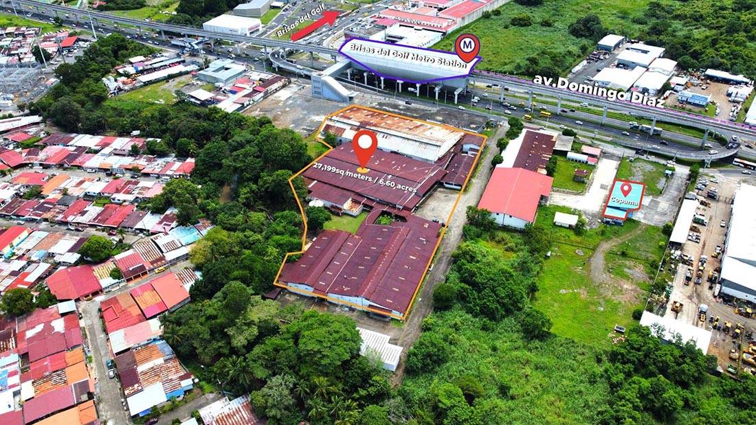 Land for Sale in Panama in front Metro Station2
